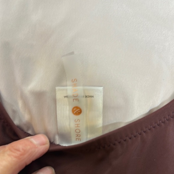 Shade & Shore Women's One Piece - Deep Burgundy - Picture 6 of 8